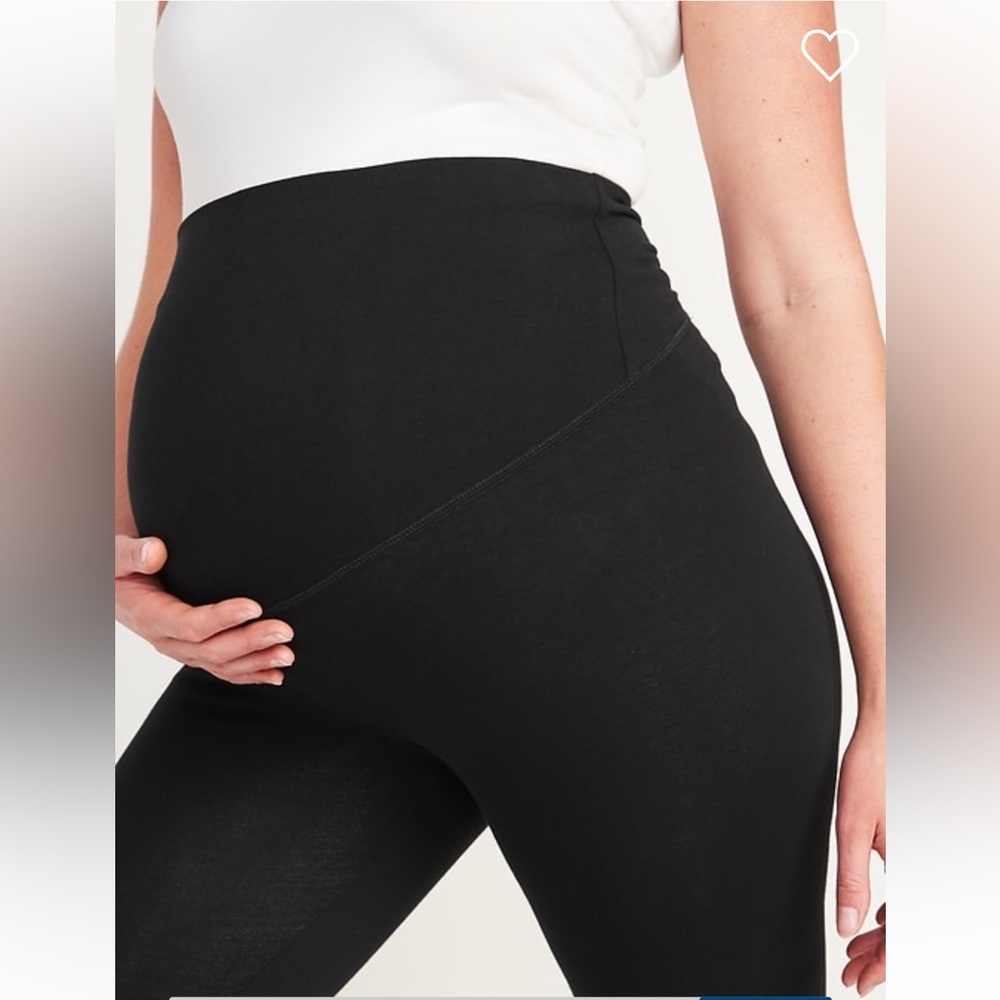 Maternity over belly leggings